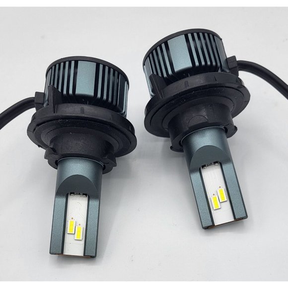 Partsam 9008/H13 LED Headlight Bulb, 25000LM 120W 6500K Cool White High Beam/Low - Picture 2 of 5